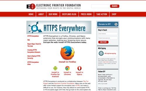 Electronic Frontier Foundation - HTTPS Everywhere.