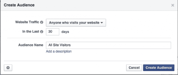 Assign a name to a assembly — “All Site Visitors,” for example. 