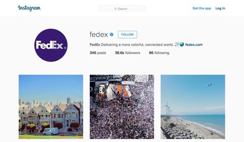 FedEx on Instagram.
