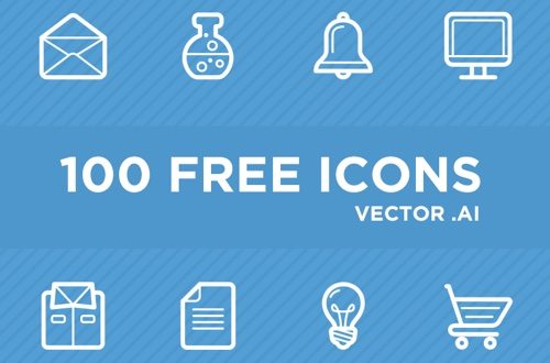 100 Free Icons.