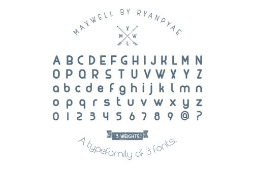 Maxwell Font.