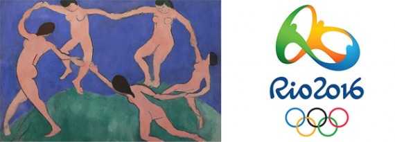 Did Henri Matisse’s the Dance Influence the Rio 2016 Logo? Maybe. An online retailer selling anything from art supplies to art works might write an article or create a video that explored how the Olympic logo was created and what it represents.