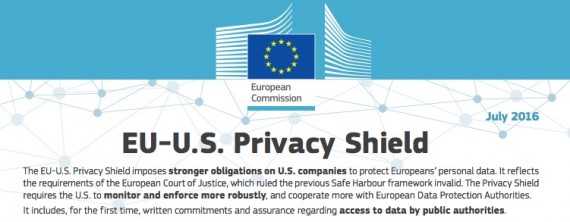 The new E.U.-U.S. Privacy Shield protects personally-identifiable information about E.U. consumers and allows U.S. companies to again collect personal information without fear of liability. <em>Click image to download PDF.</em>