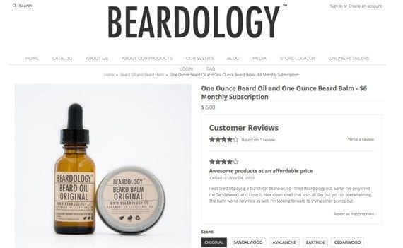Beardology is one of a several companies serving the growing market of beard care.
