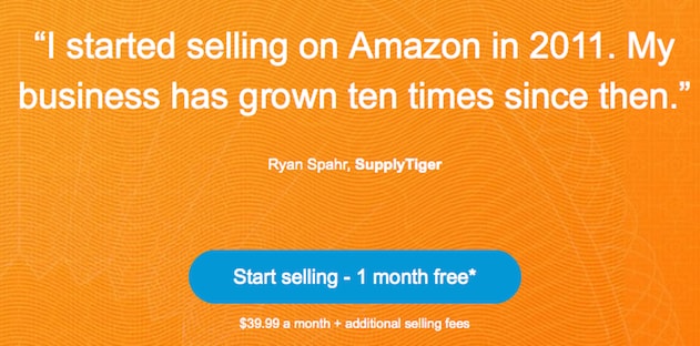 Amazon offers a free trial for those looking to start selling on its Marketplace.