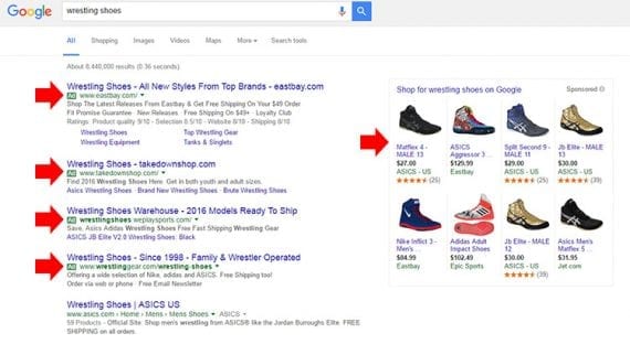 Google AdWords is one of the leading PPC vehicles. Ads appear on search engine results pages, and you only pay when a shopper clicks to your page.