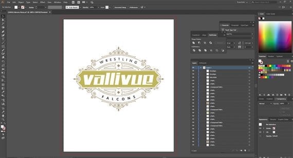 With your design open in Adobe Illustrator, covert the text to outlines.