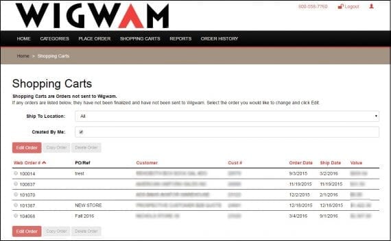 Wigwam Socks, a Sheboygan, Wis. manufacturer of high quality socks, has a web portal where sales reps can place orders on behalf of customers.