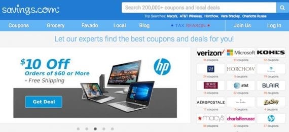 Savings.com, RetailMeNot.com, and Coupons.com are examples of high-quality coupon sites that work closely with merchants.