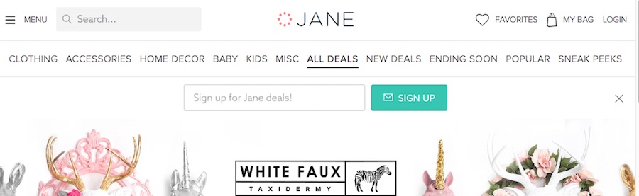 Jane, a boutique marketplace, relies on an in-house affiliate marketing team, which uses two affiliate networks: Impact Radius and ShareASale.