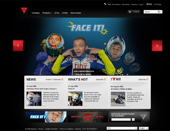 Dainese Home Page