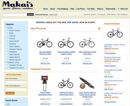 Makai's home page.