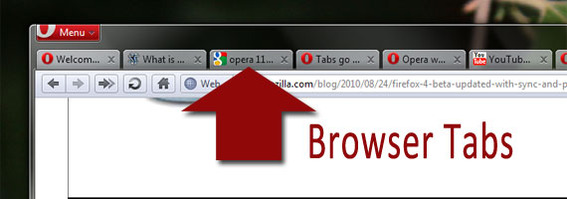 Opera was the first web browser to used tabs.