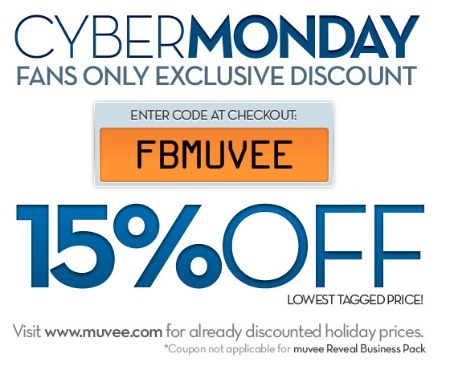 Muvee's Cyber Monday promotion on Facebook.