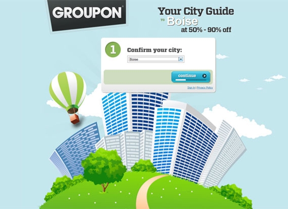 Groupon has become the leading deal site in the United States.