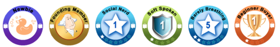 Users of ShopSocial.ly earn badges for sharing purchases.