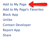 Click "Add to My Page" to add Static HTML iframe app.