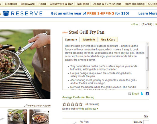 Steel Grill Fry Pan