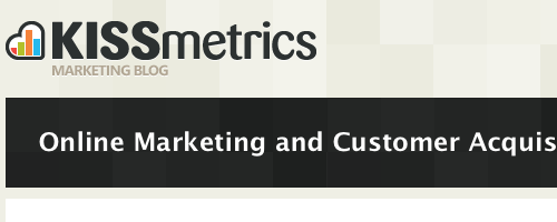 KISSmetrics Marketing Blog.