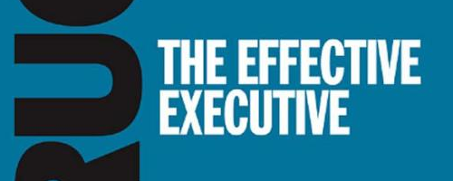 The Effective Executive by Peter F. Drucker.