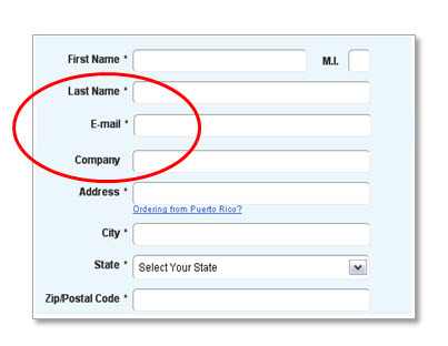 Make sure the email field fits logically within the flow of your forms.