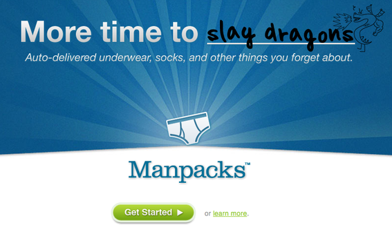 Manpacks.com sells male clothing items via subscriptions.