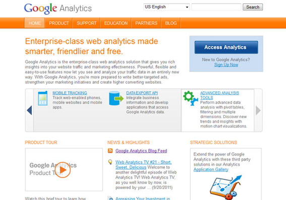 Google Analytics is an excellent solution for small businesses.