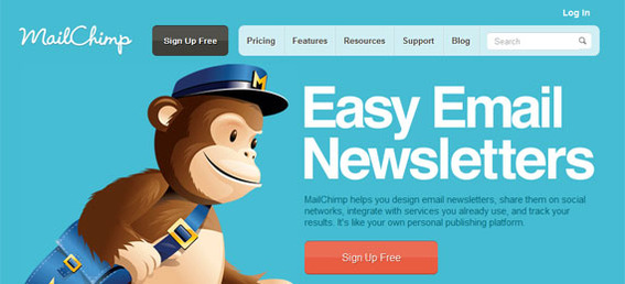 MailChimp's site makes very clear what visitors can do.