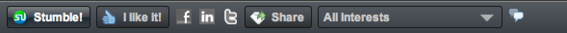StumbleUpon provides a toolbar for most web browsers.