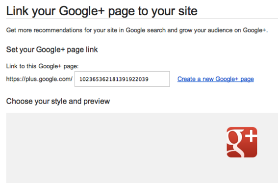 Add a Google+ badge to your website to increase visibility.