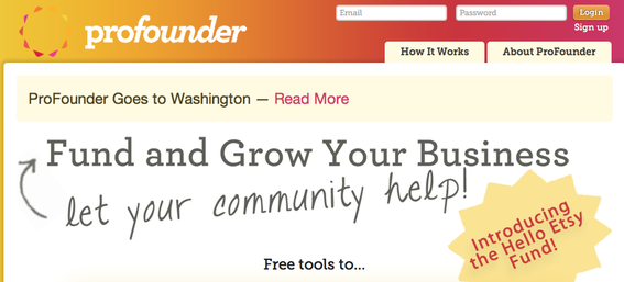 Profunder's home page now reads, "Profunder goes to Washington." California authorities have halted the company's funding activities.