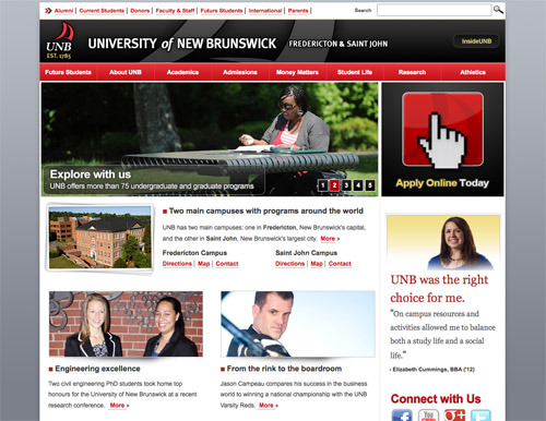 University of New Brunswick.