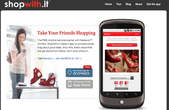 ShopWithIt is a mobile shopping application.