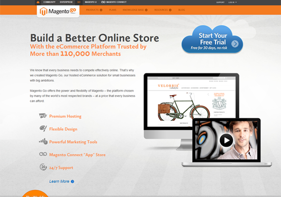 Magento Go relies on the success of the Magento licensed solutions and on eBay, its parent company.