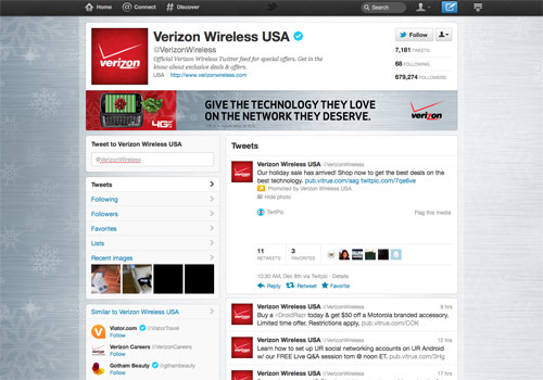 Verizon Communications Wireless.