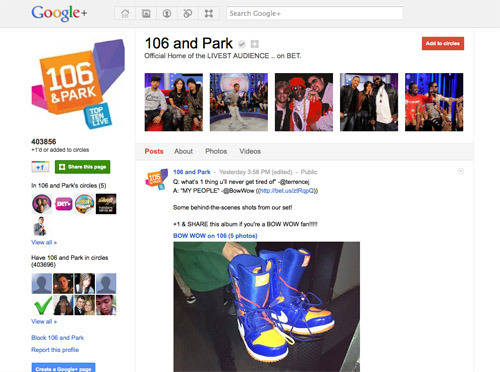 106 and Park.