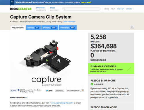 Capture Camera Clip System.