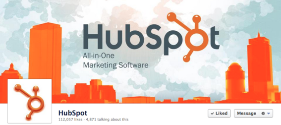 Hubspot's cover uses its logo as the focal point.