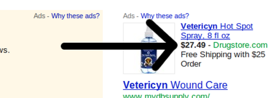 Prices in PPC ads can boost conversion rates, since they prevent some “window shopping” clicks.