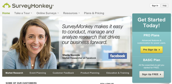 Survey Monkey is an effective and affordable tool to structure surveys and analyze the responses.