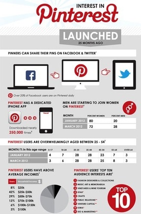 The Tamba infographic summarizes Pinterest data from several sources.