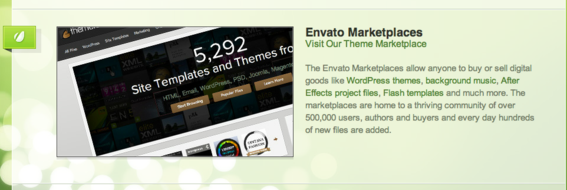 Envato specializes in digital products such as WordPress themes.