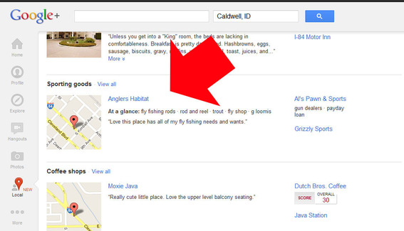 Google+ Local is the most recent update to the search company’s growing social network.