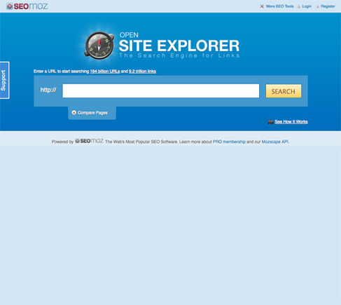Open Site Explorer.