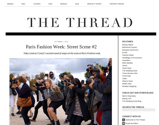 The Thread is Nordstrom's fashion blog.