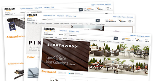 Amazon introduces business pages for merchant use.
