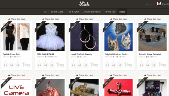 Lish is a product discovery site from Payvment.