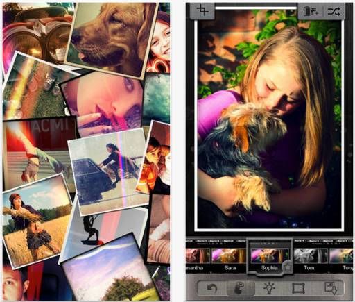 Photo editing service Pixlr has two photo-sharing apps.