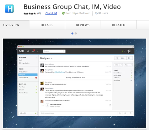 Merchants can host private group chat via IM and video.