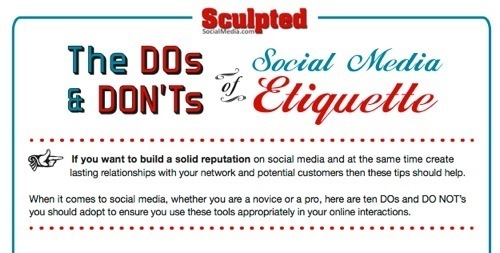 Social Media Etiquette Guide.